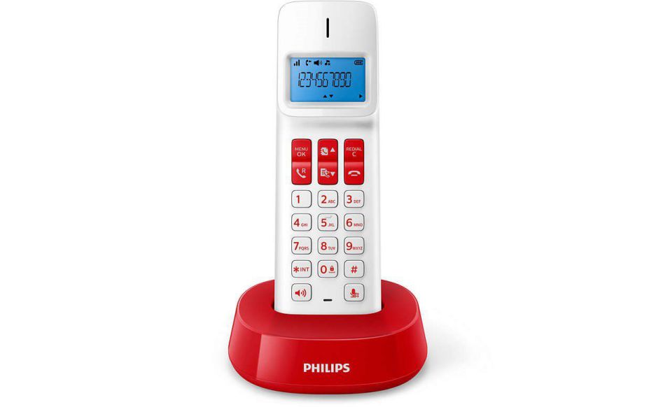 Telefono Philips D1411b Blanco Rojo